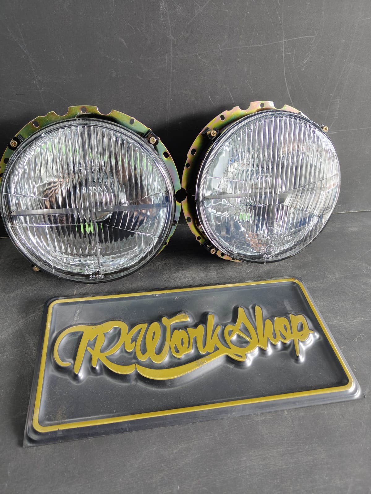 Faros Principales VW Caribe MK1 / VW Sedan Vocho | Cruz Rayado | 2 Pzas | Helix