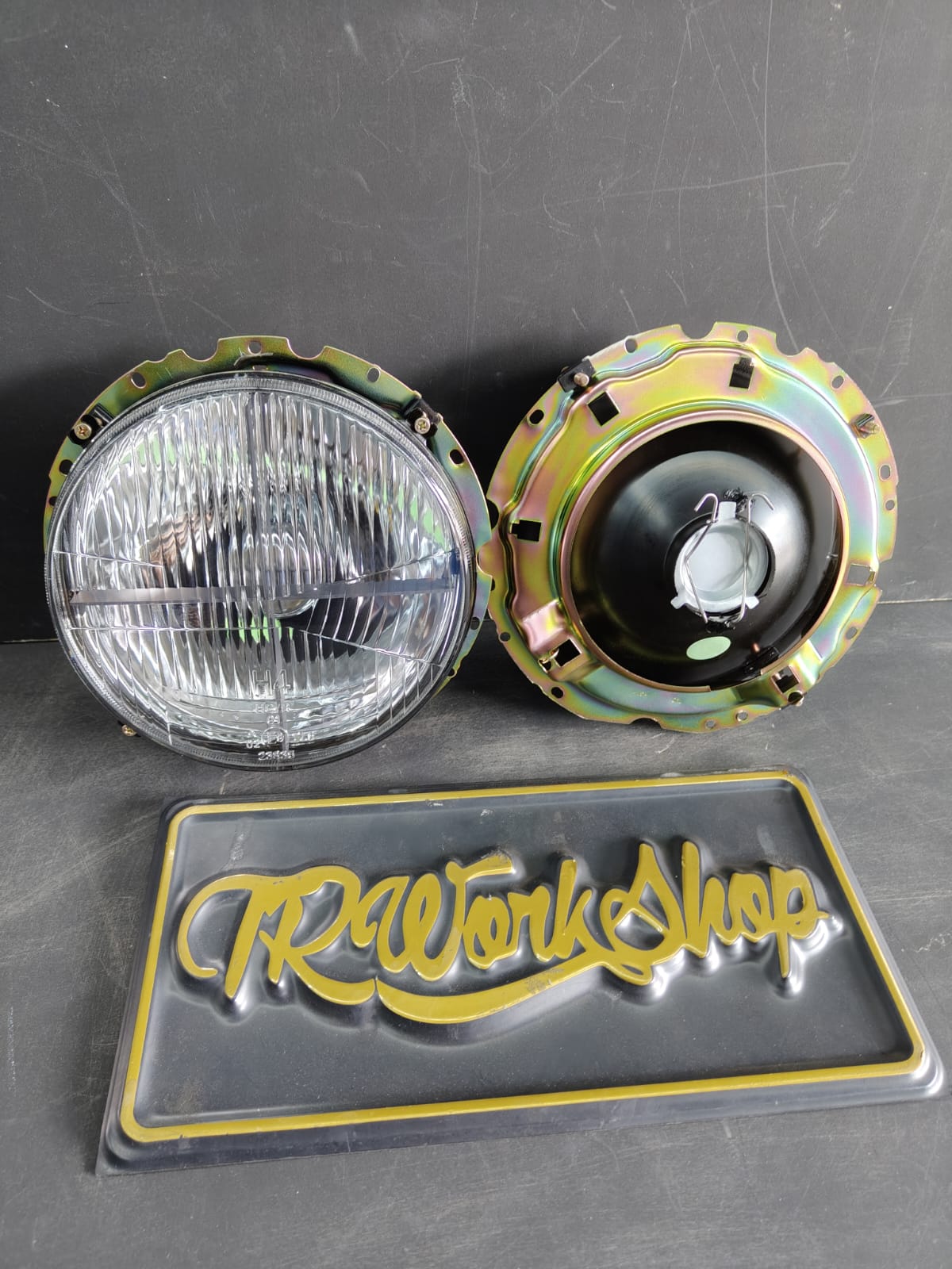 Faros Principales VW Caribe MK1 / VW Sedan Vocho | Cruz Rayado | 2 Pzas | Helix