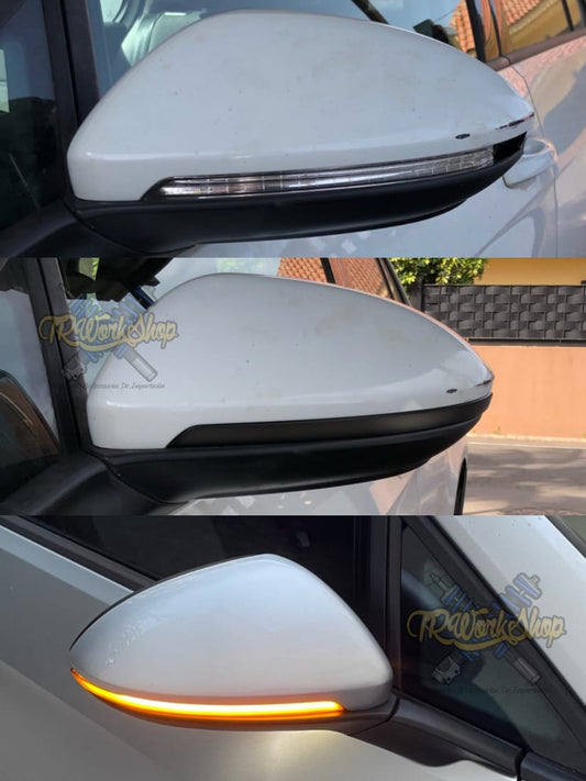 LED Direccional Dinámica Secuencial Espejo Golf Mk7 / Jetta A7 | Luz Ámbar | TRWS