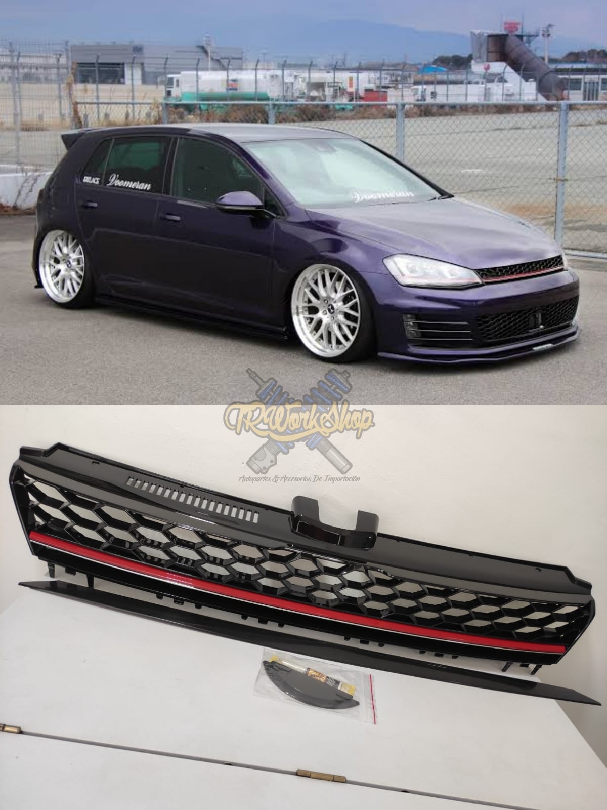 Parrilla Corrida Golf 7 (MK7) JOM | Sin Emblema
