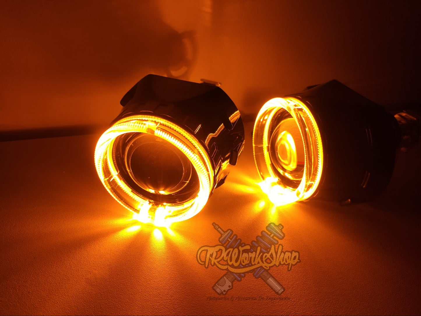Proyectores Ojo de Ángel para Faro H4 y H7 Lupas Retrofit
