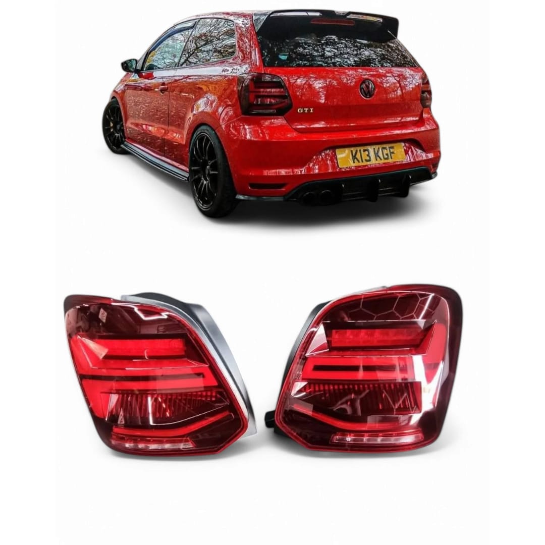 Calaveras LED VW Polo 6R 2013-2022 Smoke & Cherry | Vland
