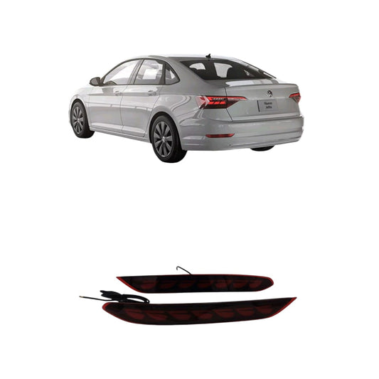 Reflejantes LED Traseros Jetta Mk7 2018 a 2020 | Luces Secuenciales & Bienvenida | Fácil Instalación